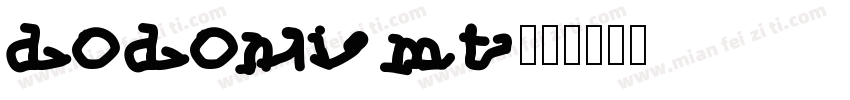 dodoni mt字体转换